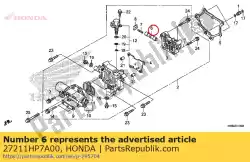 Aquí puede pedir válvula, cambio de Honda , con el número de pieza 27211HP7A00: