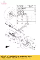 3HN2510G0000, Yamaha, laarzen set (kogelgewricht) yamaha yfm 250 400 2000 2001 2002 2003 2004 2005, Nieuw