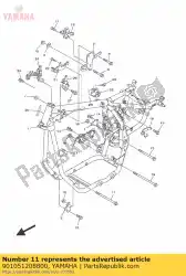 Aquí puede pedir perno, brida de Yamaha , con el número de pieza 901051208800: