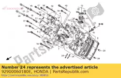 bout, tapeind, 6x18 van Honda, met onderdeel nummer 92900060180E, bestel je hier online: