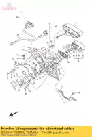 2SS847490000, Yamaha, nadwozie, ?wiat?o rejestracyjne yamaha  xvs 1300 2014 2015 2016 2017 2018, Nowy