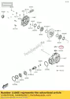 11065Y006, Kawasaki, cappuccio kvf300ccf kawasaki  brute force j kvf 50 90 125 300 700 2012 2013 2015 2016 2017 2018 2019 2020 2021, Nuovo