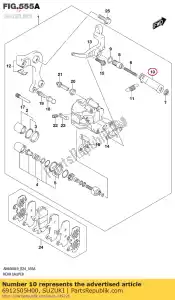 Suzuki 6912505H00 bras - La partie au fond