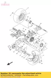 Here you can order the spring, tension(4gb) from Yamaha, with part number 905061648200: