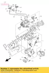 Aquí puede pedir conjunto de junta de carburador de Yamaha , con el número de pieza 3D8135904000: