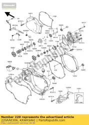 schroefpan cros, 3x6 van Kawasaki, met onderdeel nummer 220AA0306, bestel je hier online: