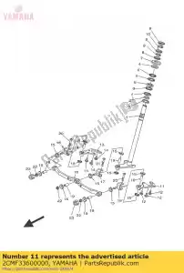 yamaha 2CMF33600000 arm kont 1 - Onderkant