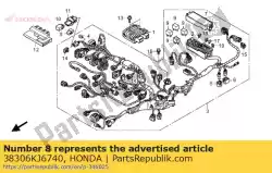 Aqui você pode pedir o suspensão, relé piscante em Honda , com o número da peça 38306KJ6740: