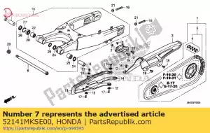 honda 52141MKSE00 collar a pivot - Bottom side