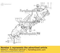 664427, Piaggio Group, zbiornik oleju aprilia derbi piaggio  lbmc50100, lbmc50101 lbmc50200, lbmc50201 sport city sport city one sr motard typhoon variant sport zdpsba00 50 2008 2009 2010 2011 2012 2016 2017, Nowy