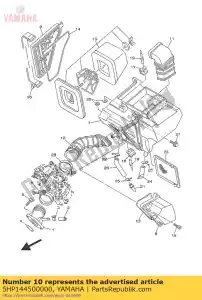 yamaha 5HP144500000 luchtfilter - Bottom side