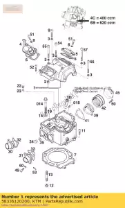 ktm 58336120200 g?owica cylindra kpl. 620 lc4 '95 - Dół