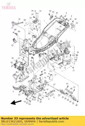 Qui puoi ordinare staffa, sedile 2 da Yamaha , con numero parte 5RU213421000: