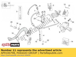 Aprilia AP9100798, Wiosna, OEM: Aprilia AP9100798