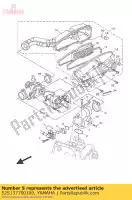 52S137700100, Yamaha, zespó? wtryskiwacza yamaha hw 151 2016, Nowy