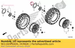 Here you can order the bolt, disk, 8x24 from Honda, with part number 90116HP6A00: