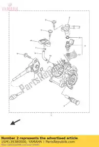 yamaha 1SM139380000 pipe - Bottom side