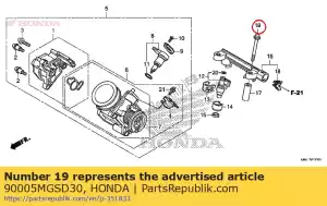 honda 90005MGSD30 boulon, bride, 6x55 - La partie au fond