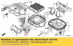 Here you can order the tray, fuel injection unit from Honda, with part number 17221MGE000: