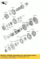 132620391, Kawasaki, versnelling, ingang 3e, 16t kawasaki kx  f kx450f 450 , Nieuw