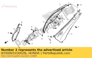 Honda 83300K01D00ZB définir illust * type3 * - La partie au fond