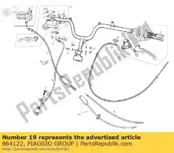 Aquí puede pedir r-tubo liqu. Freno. Dlntro. Atl 4t de Piaggio Group , con el número de pieza 864122: