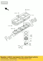 130241091, Kawasaki, ring-set-piston ll,o/ kawasaki zephyr 1100 , New