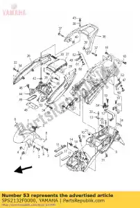 yamaha 5PS2132F0000 gancho - Lado inferior