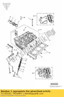 T1150530, Triumph, sottogruppo della testata del cilindro triumph daytona 750/1000 trident trophy > 29155 750 885 1000 1992 1993 1994 1995, Nuovo