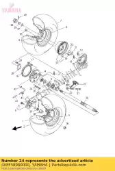 Ici, vous pouvez commander le joint auprès de Yamaha , avec le numéro de pièce 4XEF58980000: