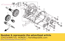 Qui puoi ordinare nessuna descrizione disponibile al momento da Honda , con numero parte 23421KWN710: