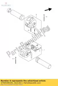 suzuki 3740048GA0 switch assy, ??han - Lado inferior