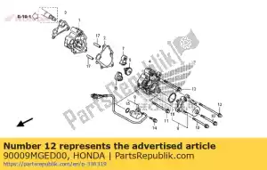 honda 90009MGED00 bolt, flange, 6x85 - Bottom side