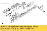 24661HN5670, Honda, Arm a, versnellingspook honda trx 250 350 2000 2001 2002 2003 2004 2005 2006 2007 2008 2010 2011, Nieuw