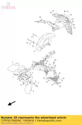 Qui puoi ordinare griglia, presa d'aria da Yamaha , con numero parte 37PF837N0000: