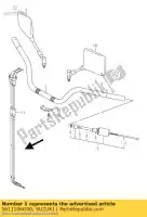 5611106G00, Suzuki, handlebar suzuki dl 1000 2002 2005 2006 2007 2008 2009 2010, New