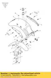 Ici, vous pouvez commander le t2301291-ps avant m/garde assy auprès de Triumph , avec le numéro de pièce T2301291PS: