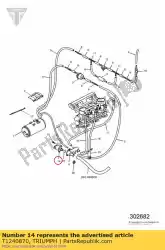 Aqui você pode pedir o motor de passo em Triumph , com o número da peça T1240870: