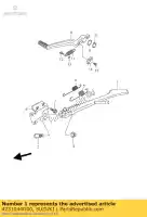 4231044G00, Suzuki, comp, suporte suzuki gsr 600 2006 2007, Novo