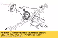 11636MY7000, Honda, gasket, a.c. generator co honda vfr  f rvf r vf magna c super vfr750f vf750c 750 , New