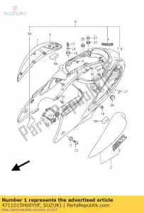 Suzuki 4711015H00YHF ok?adka komp., fram - Dół