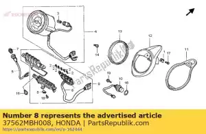 Honda 37562MBH008 socket comp - Onderkant