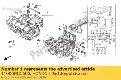 geen beschrijving beschikbaar op dit moment van Honda, met onderdeel nummer 11000MCC600, bestel je hier online: