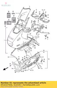 suzuki 0916107006 máquina de lavar - Lado inferior