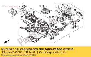 honda 38502MGPD01 nenhuma descrição disponível no momento - Lado inferior