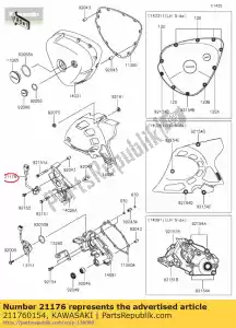 Kawasaki 211760154 sensore di velocità - Il fondo