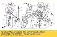 16021MEB771, Honda, zestaw membran, pompa honda crf  x r crf450r crf450x 450 , Nowy