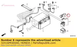 Aquí puede pedir cubierta, arrancador magnético de Honda , con el número de pieza 32416MGE640: