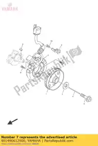 yamaha 901490612900 vite - Il fondo