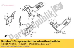 Honda 9390125010 parafuso, rosqueamento, 5x8 - Lado inferior